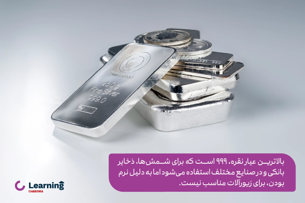 بالاترین عیار نقره و کاربردهای آن