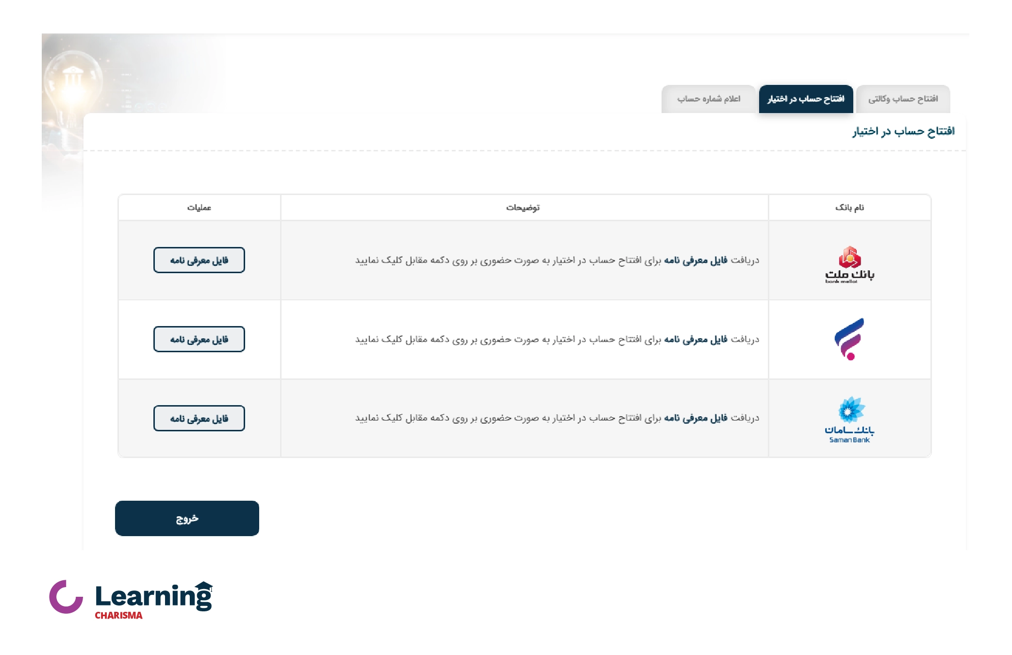افتتاح حساب در اختیار برای دریافت کد بورس کالا