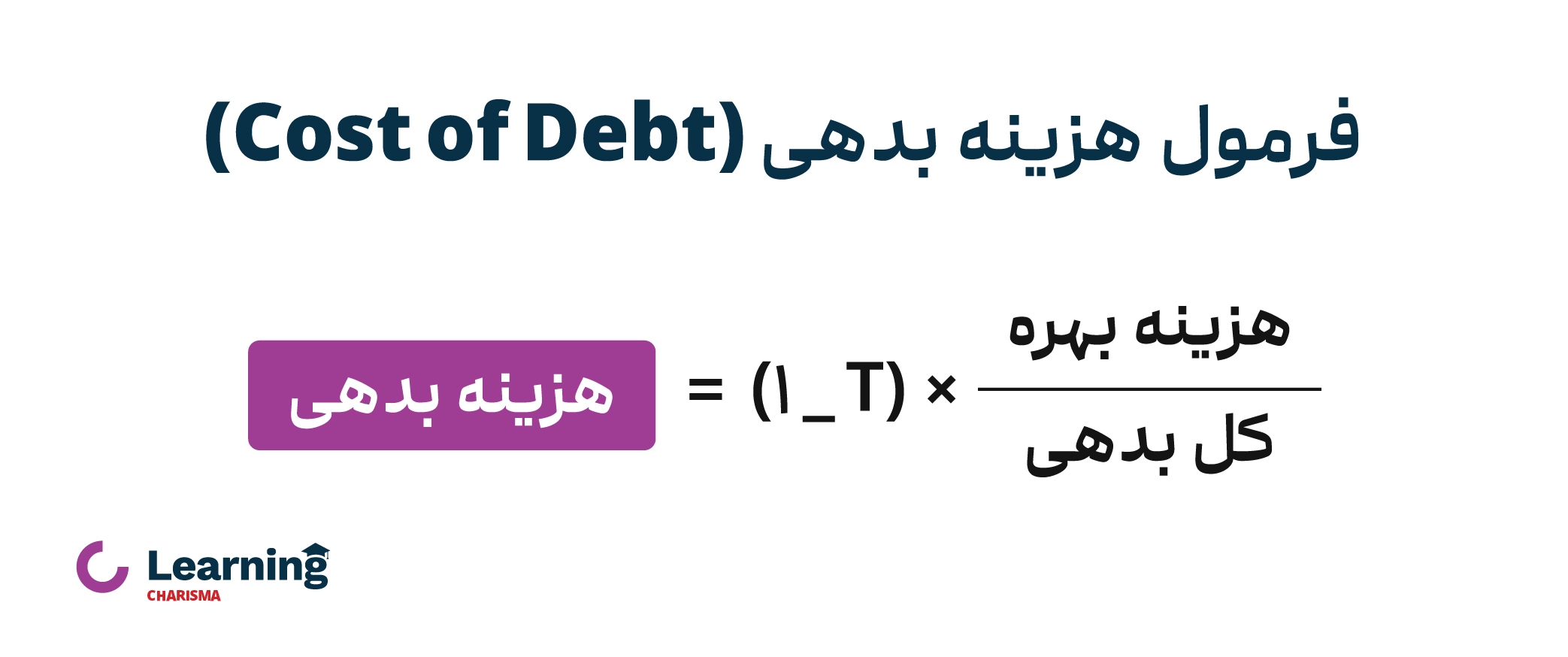 فرمول هزینه بدهی