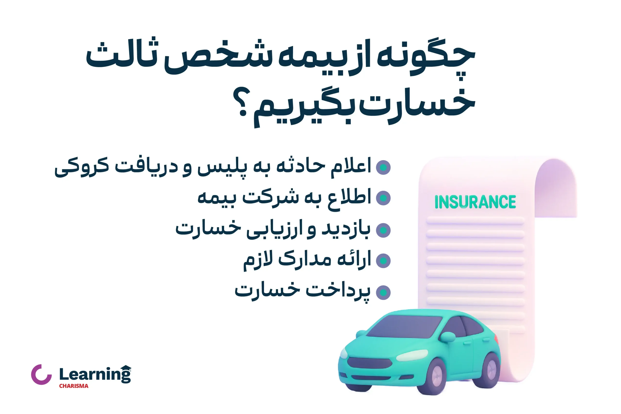 نحوه دریافت خسارت از بیمه شخص ثالث