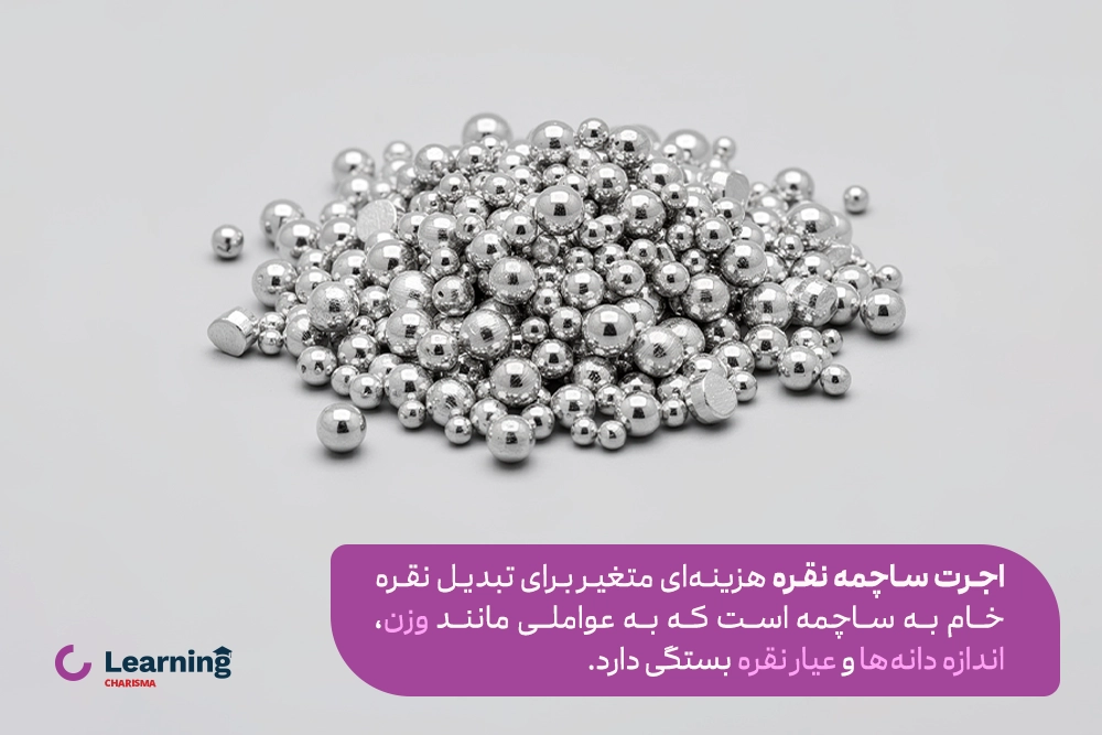 اجرت ساخت ساچمه نقره