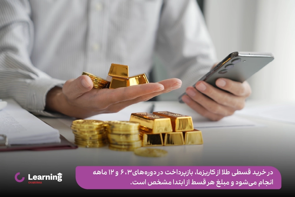 مدت بازپرداخت خرید قسطی طلا از کاریزما