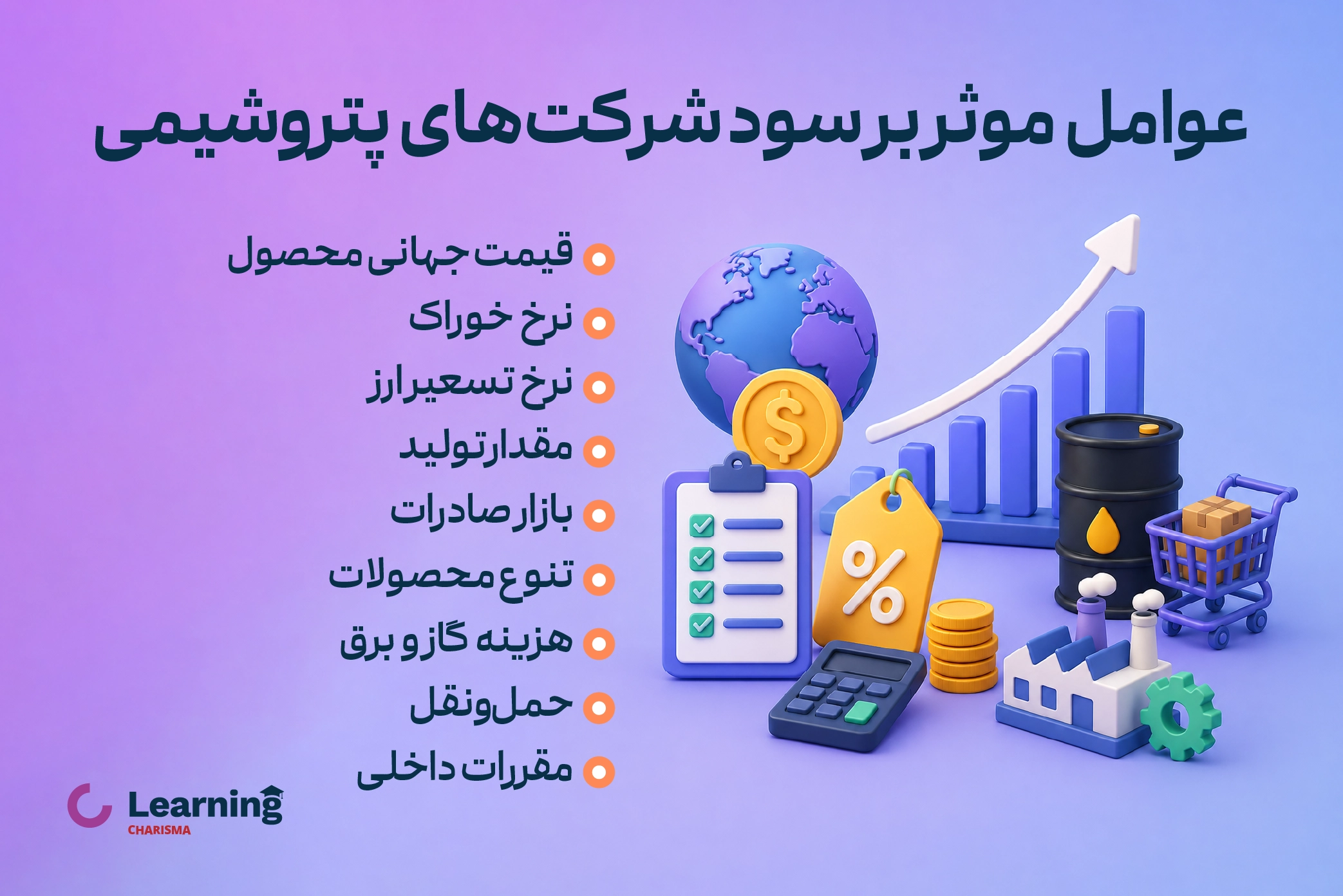 عوامل موثر بر سود شرکت های پتروشیمی