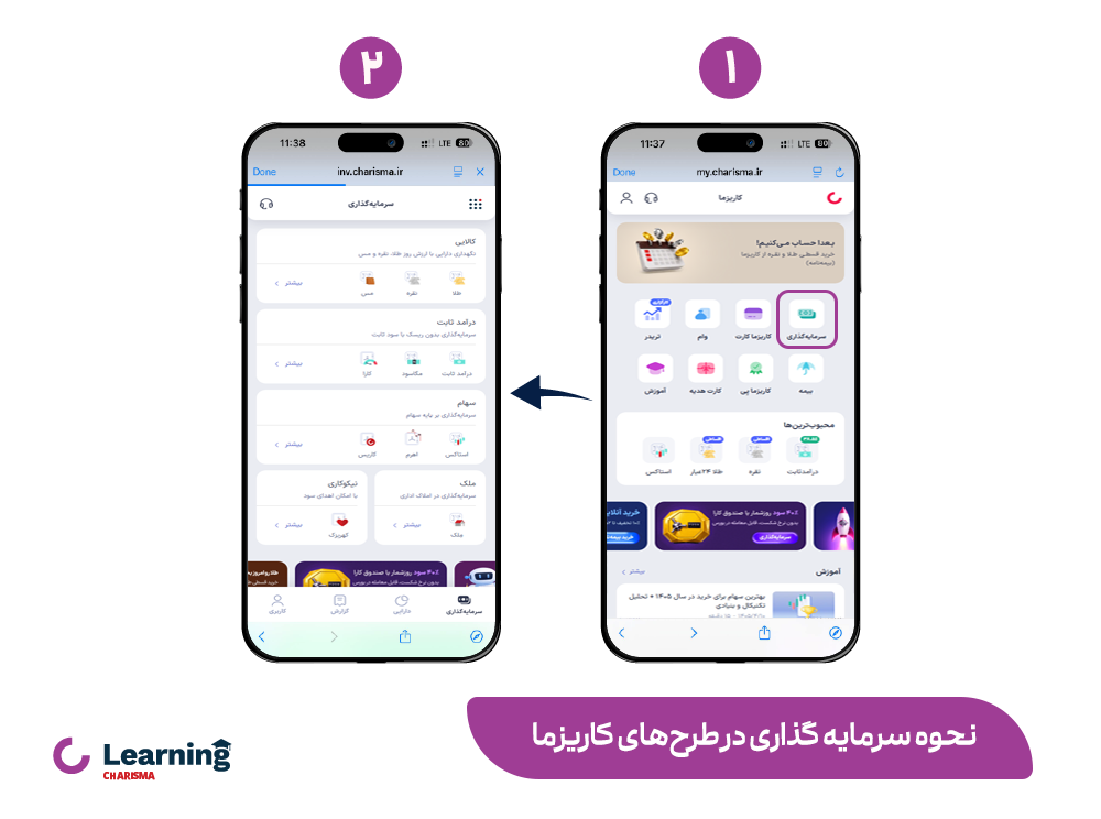 نحوه سرمایه گذاری در طرحهای کاریزما